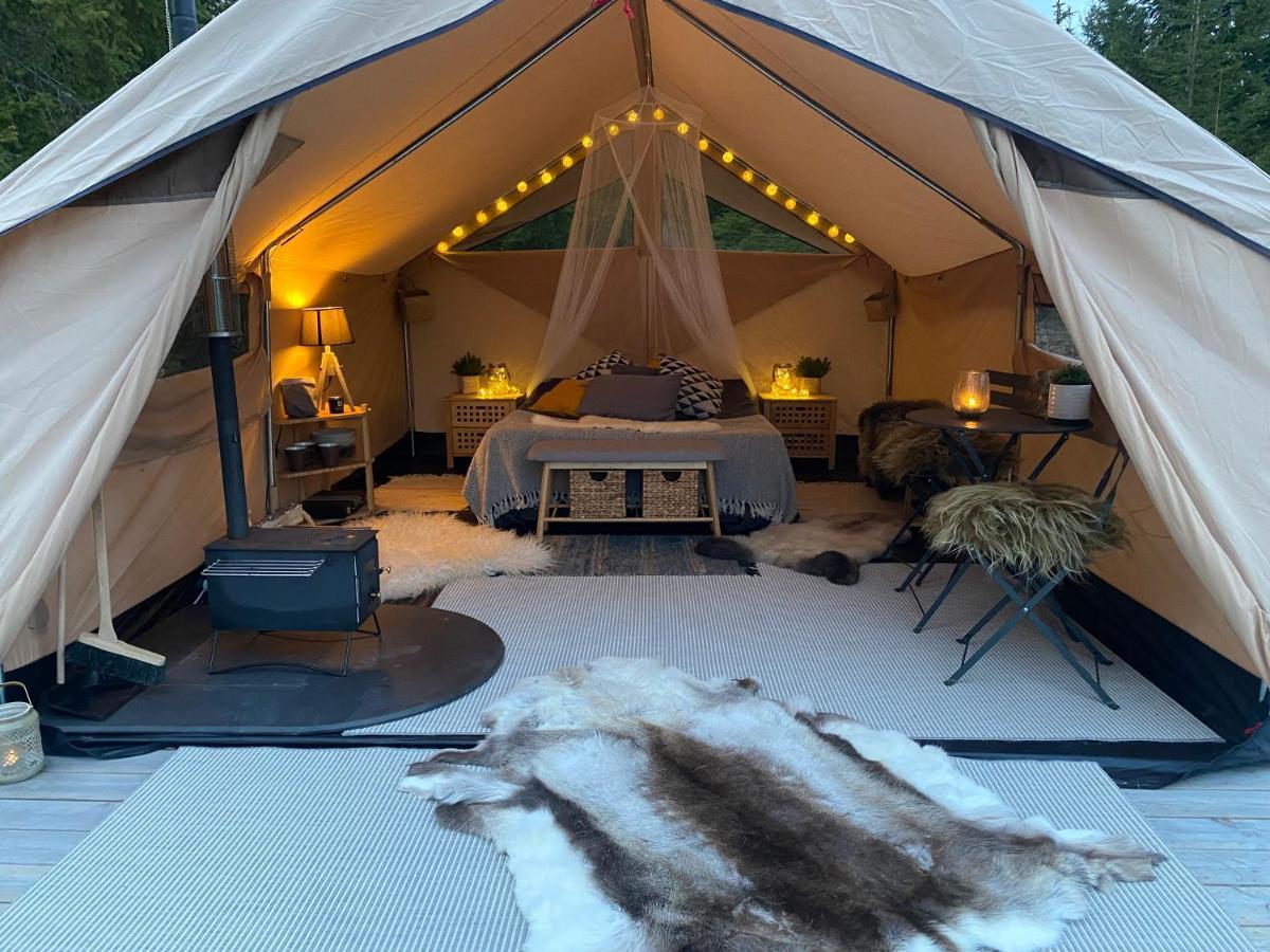 Glamping Tent With Amazing View In The Forest Torsby Exterior photo