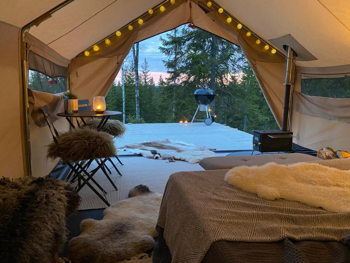 Glamping Tent With Amazing View In The Forest Torsby Exterior photo