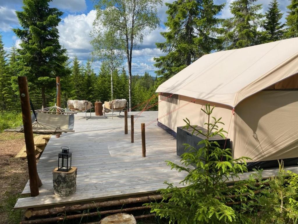 Glamping Tent With Amazing View In The Forest Torsby Exterior photo