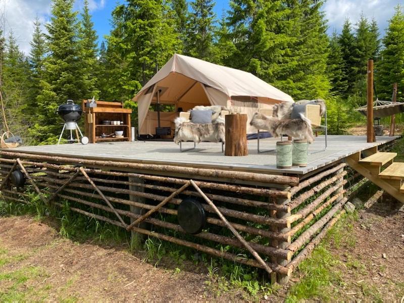 Glamping Tent With Amazing View In The Forest Torsby Exterior photo
